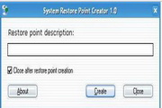 Portable Restore Point Creator