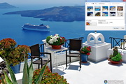 Santorini Greece Windows 7 Theme