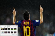 Lionel Messi Windows 7 Theme
