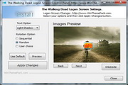 The Walking Dead Logon Screen