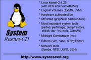 SystemRescueCd For Linux