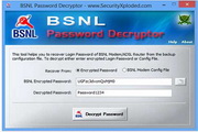 BSNL Password Decryptor