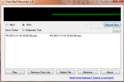 Free Mp3 Recorder