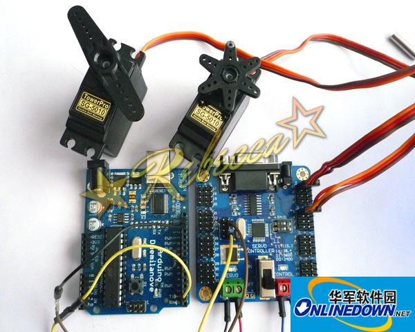USBSSC 32路舵机控制器调试软件