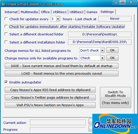 Portable Software Updater