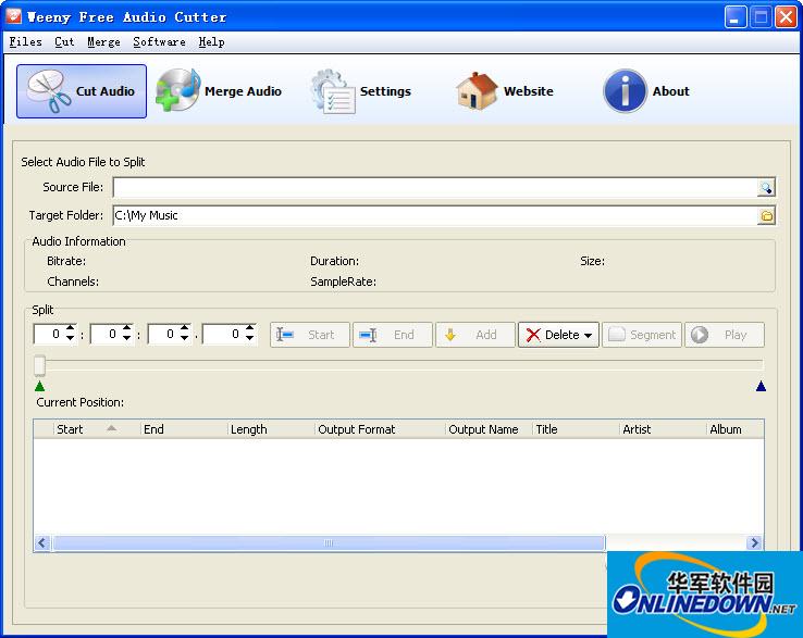 音频切割机(Weeny Free Audio Cutter)