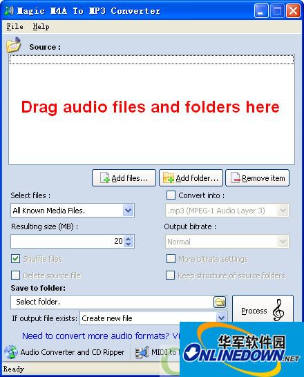 多格式音乐转换器(Free M4A AAC OGG WAV MP3 audio converter)