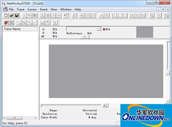 OTDR测试曲线图仿真软件TrcView