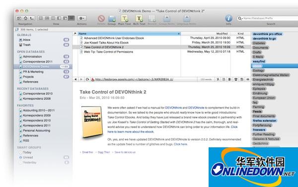 DEVONthink Pro for mac