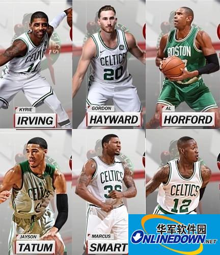 NBA2K18凯尔特人全队球员高清照片补丁