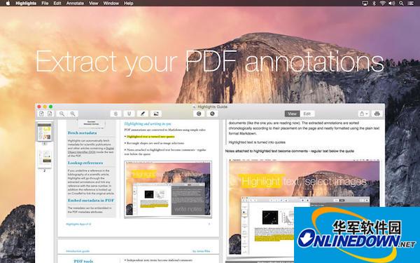 Highlights Mac版