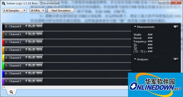 逻辑分析仪应用软件(Saleae logic)