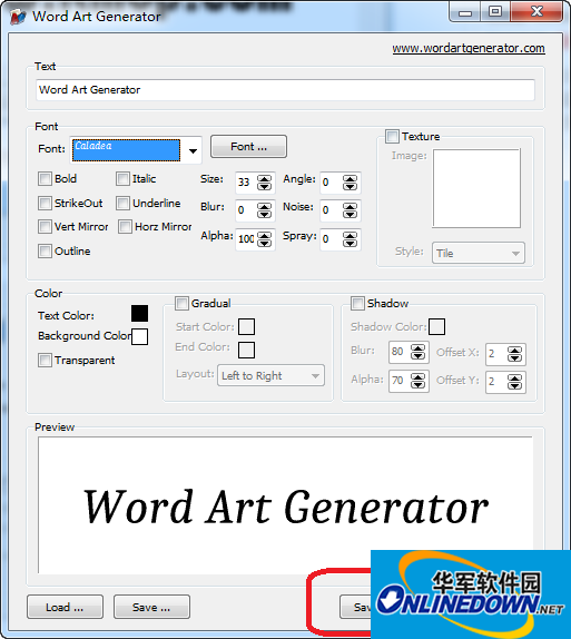 艺术字体生成器Word Art Generator