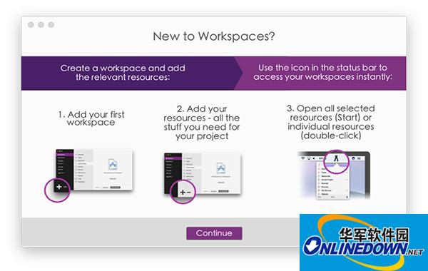 Workspaces Mac版