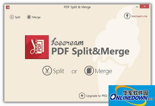 Icecream PDF Split Merge(pdf分割合并工具)