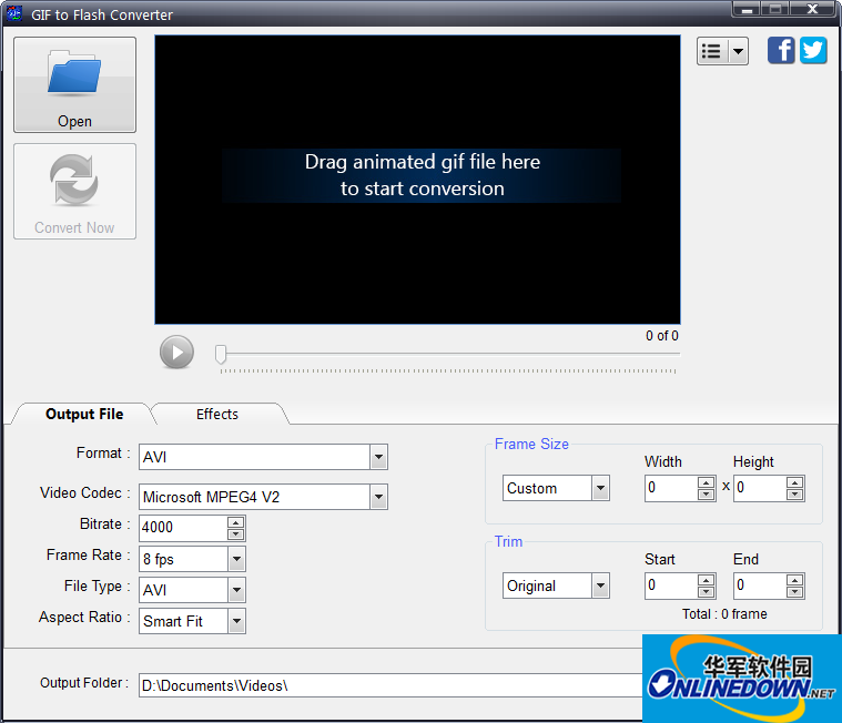 gif转视频软件GIF To Flash Converter