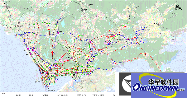 深圳地铁规划图2030年