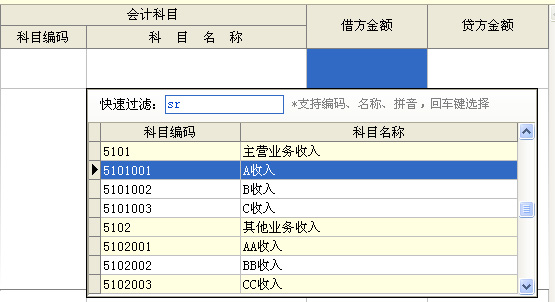 易用账务处理系统