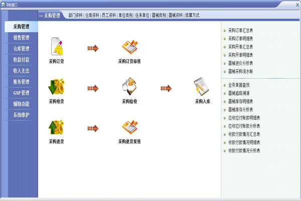 精诚医疗器械GSP管理系统(专业版)