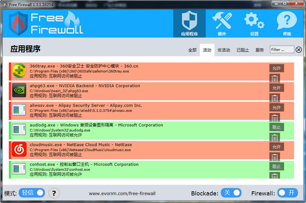 Evorim Free Firewall