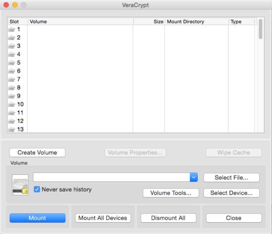 分区加密软件 VeraCrypt for Mac