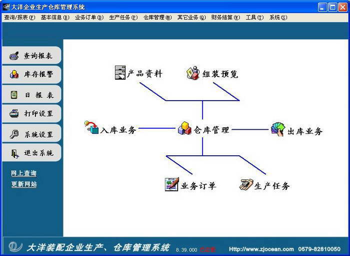 大洋装配型企业生产仓库管理系统