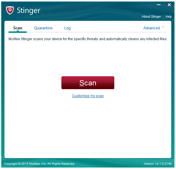 McAfee AVERT Stinger(杀毒软件)