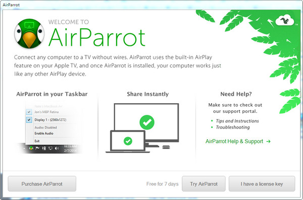 PC传屏工具(AirParrot)