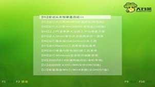 大白菜U盘启动大全