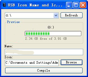 U盘图标名字更改器USBName