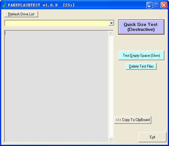 SD卡/U盘容量检查工具FakeFlashTest
