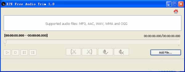 音频剪辑软件X2XFree