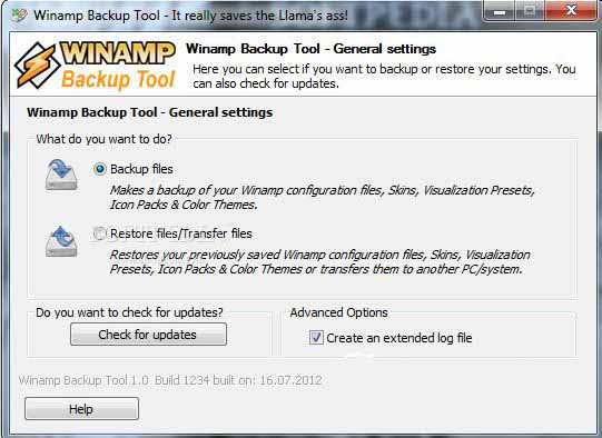 WinampBackup