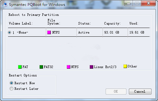 Symantec PQBoot for Windows