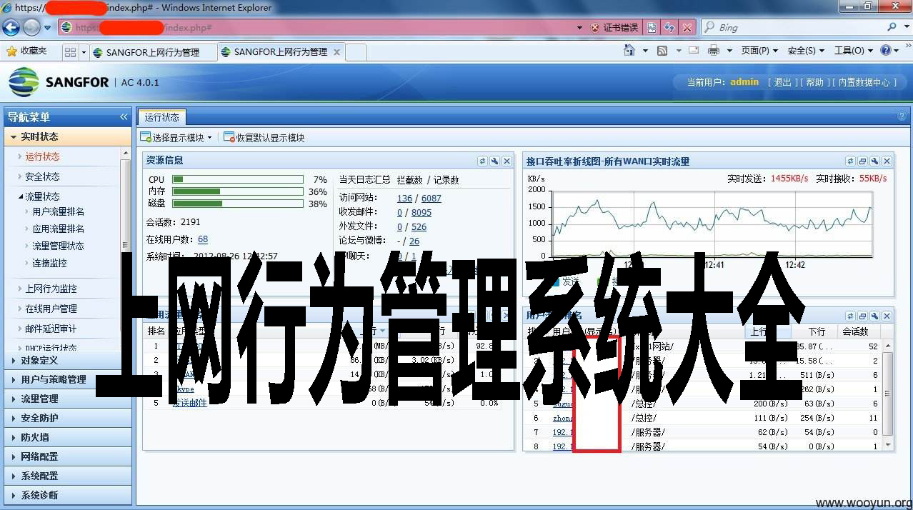 上网行为管理系统大全