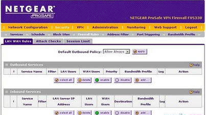 NETGEAR网件FVX538(v1/v2)宽带防火墙 花生壳内嵌端