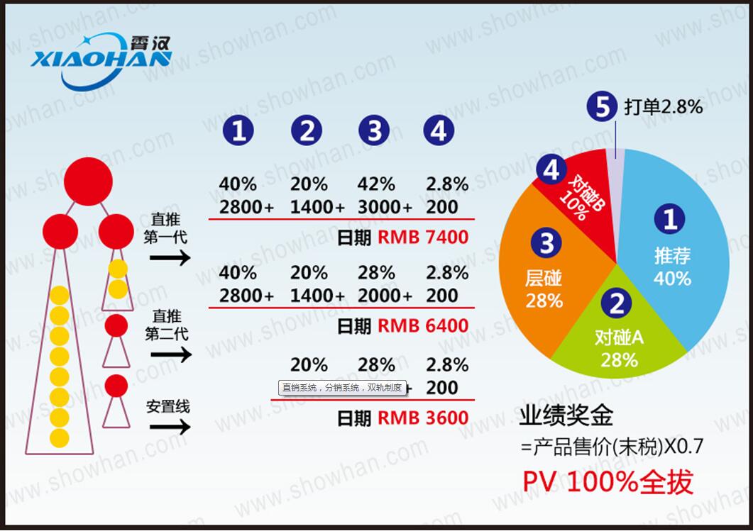 广州霄汉双轨制直销系统企业版