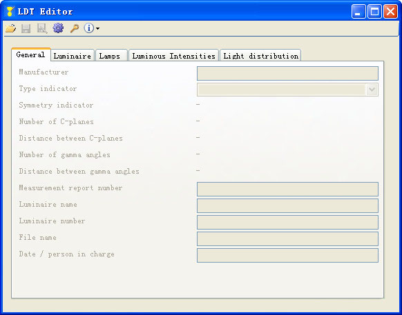 灯具参数编辑软件(LDT Editor)