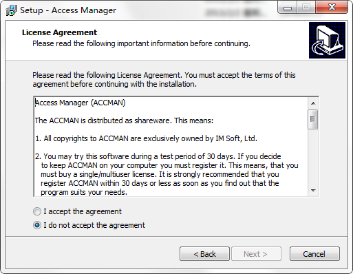 Access Manager for Windows