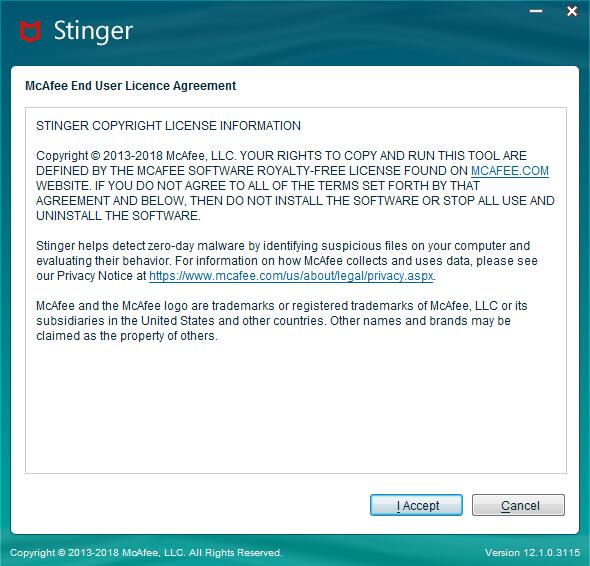 McAfee Stinger & Raptor(迈克菲杀毒软件)