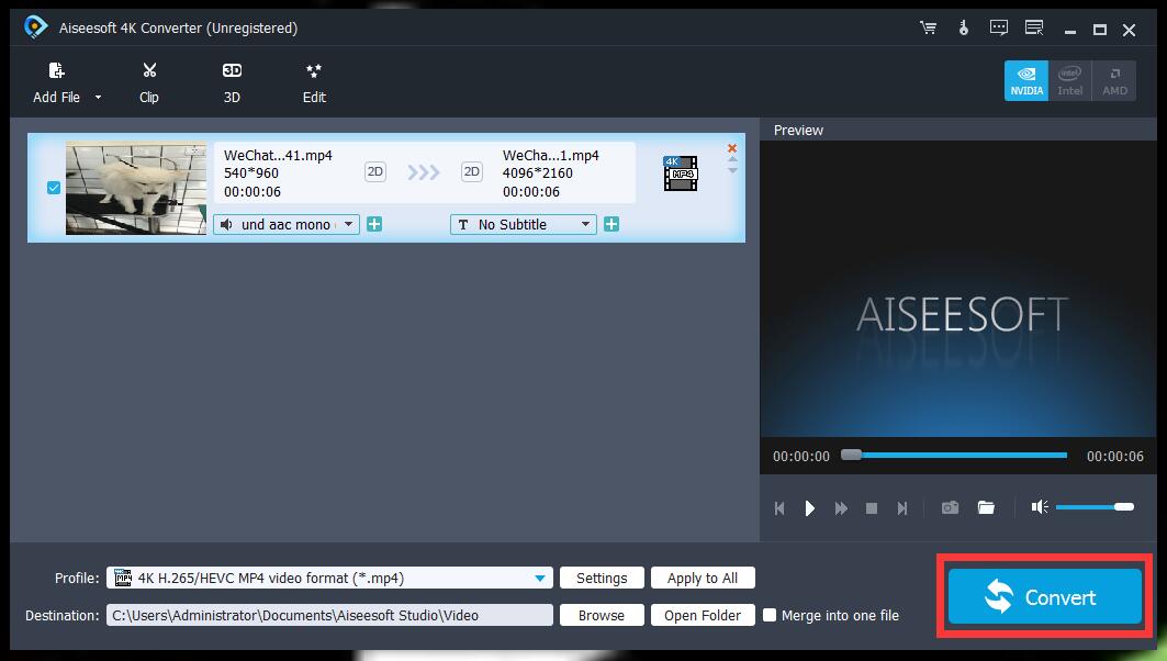 Aiseesoft 4K Converter