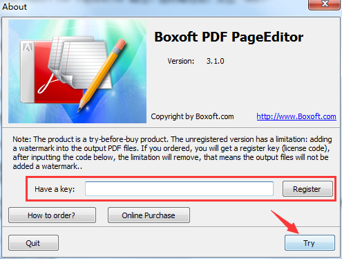 Boxoft PDF PageEditor