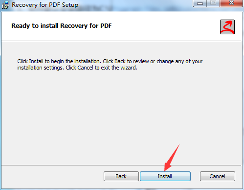 Recovery for PDF