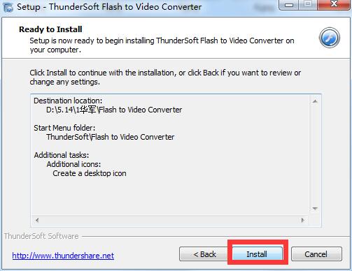 ThunderSoft Flash to Video Converter