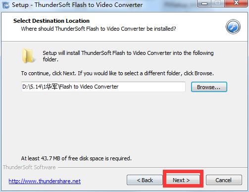 ThunderSoft Flash to Video Converter