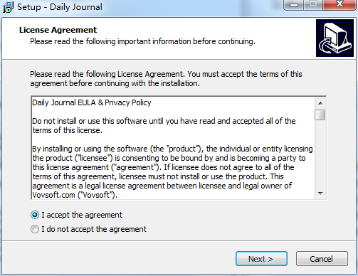 VovSoft Daily Journal