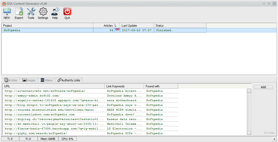 GSA Content Generator