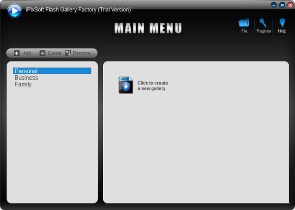 iPixSoft Flash Gallery Factory