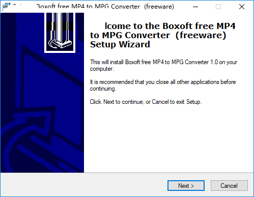 Boxoft Free MP4 to MPG Converter