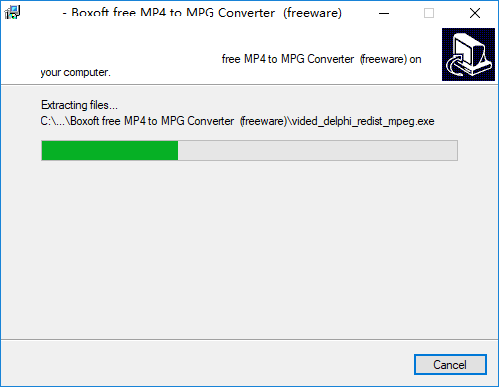 Boxoft Free MP4 to MPG Converter